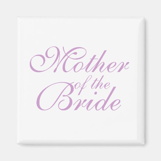 Moeder van de Bride Magneet (Voorkant)