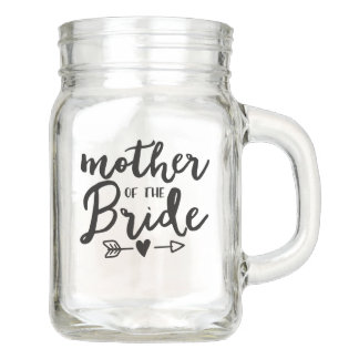 Moeder van de Bride Mason Jar Cup