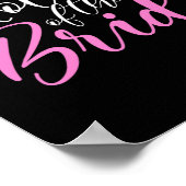 Moeder van de Bride Matching Wedding Party Poster (Hoek)