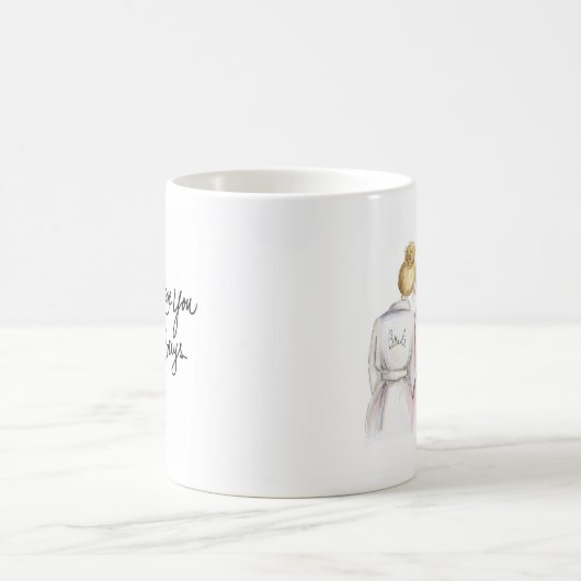 Moeder van de Bride Mok houdt altijd van jou (Center)