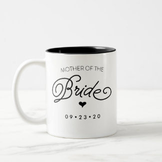 Moeder van de Bride Mok Pas uw datum aan