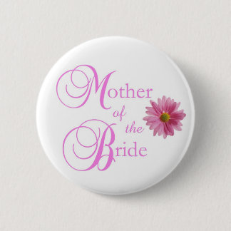 Moeder van de Bride Pin Ronde Button 5,7 Cm