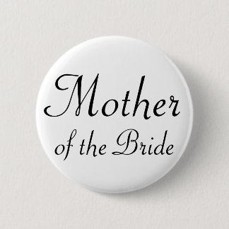 Moeder van de Bride Pinback-Button Ronde Button 5,7 Cm