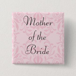 Moeder van de Bride Pink Button