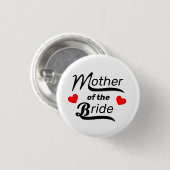Moeder van de Bride Ronde Button 3,2 Cm (Voorkant /achterkant)