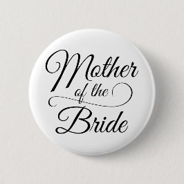 Moeder van de Bride Ronde Button 5,7 Cm