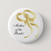 Moeder van de Bride Ronde Button 5,7 Cm (Voorkant)