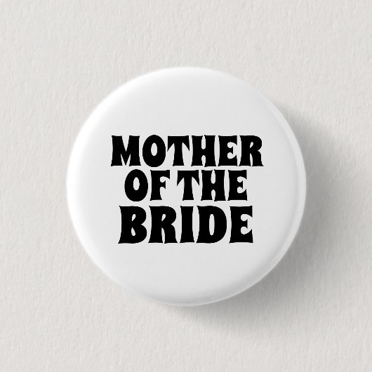 MOEDER VAN DE BRIDE ronde knoppen Button 3,2 Cm (Voorkant)