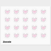 Moeder van de Bride Ronde Sticker (Vel)