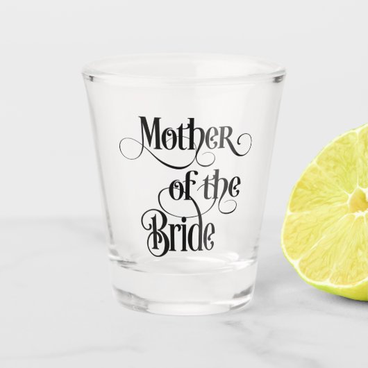 Moeder van de Bride Shot Glas (Voorkant)