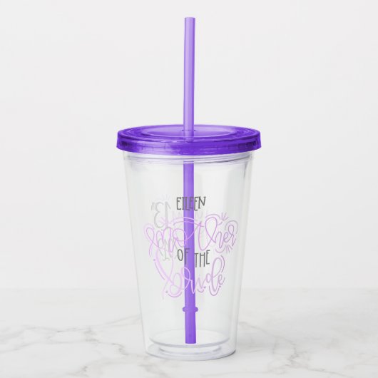 Moeder van de Bride Tumbler Acryl Drinkbeker (Voorkant)