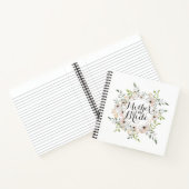 Moeder van de Bride Waterverf Guestbook Notitieboek (Binnen)