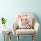 Moeder van de Bride Waterverf Wedding Pillow Kussen (Stoel)
