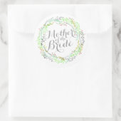Moeder van de Bride Waterverf Wedding Sticker (Tas)