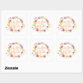 Moeder van de Bride Waterverf Wedding Sticker (Vel)