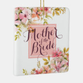 Moeder van de Bride Waterverf Wedding | Versiering Keramisch Ornament (Rechts)