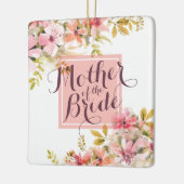 Moeder van de Bride Waterverf Wedding | Versiering Keramisch Ornament (Links)