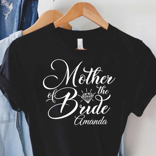 Moeder van de Bride Wedding Bridal Party Gift T-Sh T-shirt