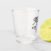 Moeder van de bride Wedding Shot Glass Shot Glas (Links)