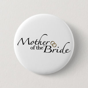 Moeder van de bruid 2 ronde button 5,7 cm
