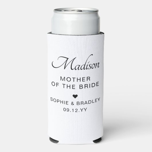 Moeder van de bruid Aangepaste gepersonaliseerde b (Seltzer Achterkant)