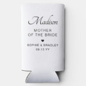 Moeder van de bruid Aangepaste gepersonaliseerde b (Achterkant)