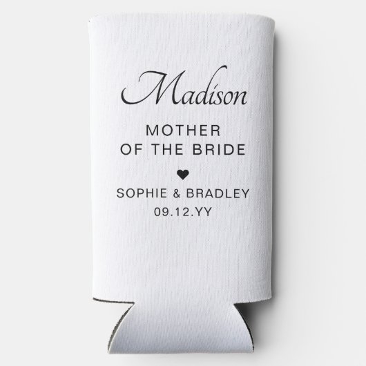 Moeder van de bruid Aangepaste gepersonaliseerde b (Achterkant)