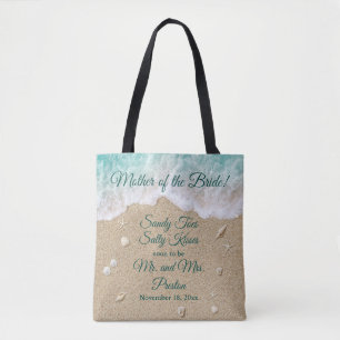 Moeder van de bruid Beach Waves Sandy Toes Draagtas