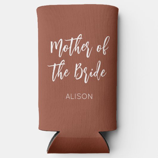 Moeder van de Bruid Bruine Terracotta Bruiloft (Voorkant)