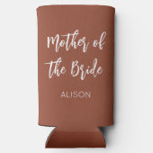 Moeder van de Bruid Bruine Terracotta Trouw (Achterkant)