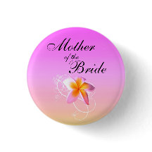 Moeder van de bruid Frangipani bruids-speld