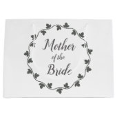 Moeder van de bruid Grey Ivy krans bruiloft Groot Cadeauzakje (Voorkant)