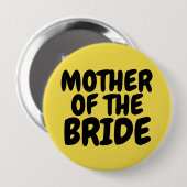 MOEDER VAN DE BRUID Grote Button (Voorkant /achterkant)