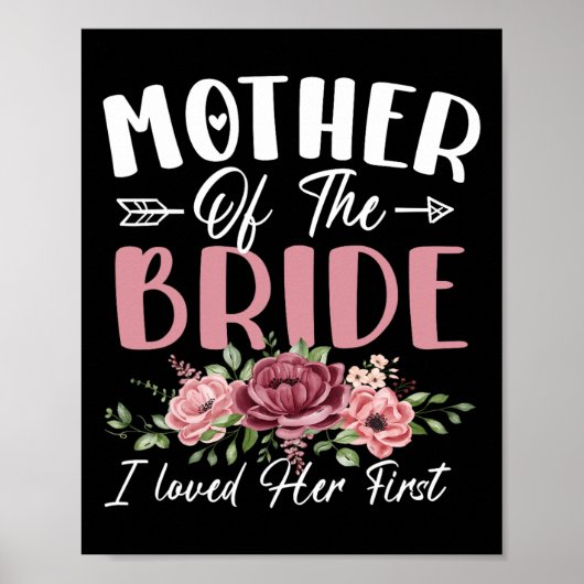 Moeder Van De Bruid Ik Hield Allereerst Van Haar B Poster (Voorkant)