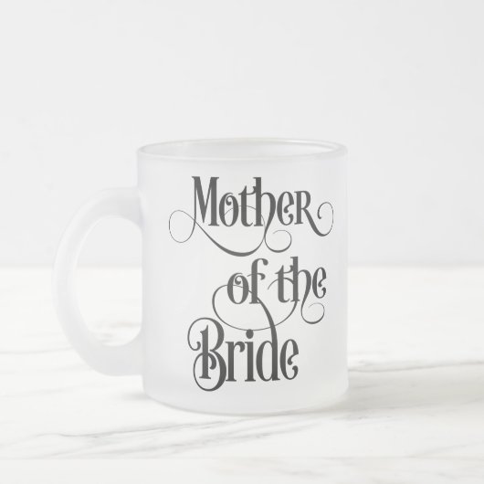 Moeder van de Bruid Matglas Koffiemok (Links)