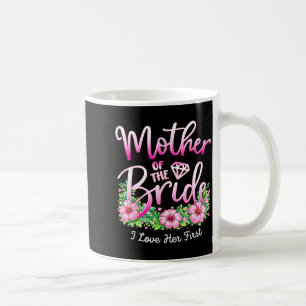 Moeder van de bruid Moeder Dochter Bruid Bruidegom Koffiemok