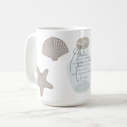 Moeder van de Bruid Mok met Vandaag een Bruid Spre (Voorkant links)