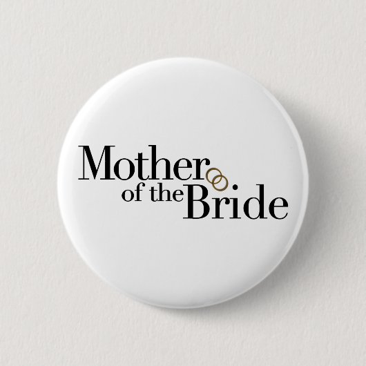 Moeder van de bruid ronde button 5,7 cm (Voorkant)