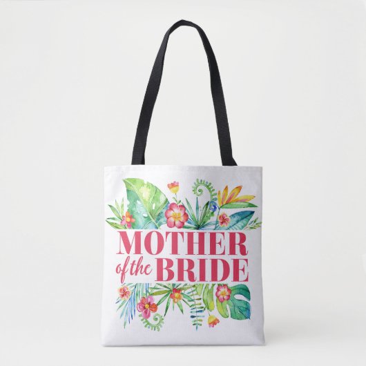Moeder van de bruid Tropical Destination Wedding Draagtas (Voorkant)