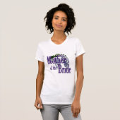 Moeder van de bruid / Wisteria bruiloft T-shirt (Voorkant volledig)