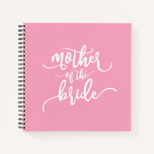 Moeder van de bruidbruiloft-kalligrafie | Laptop Notitieboek (Voorkant)