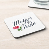 Moeder van de bruidduwkalligrafie | ONDERZETTER (Linkerzijde)