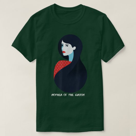 Moeder van de bruidegom1882  t-shirt (Design voorkant)