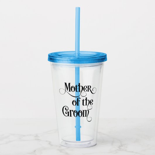 Moeder van de Bruidegom Acryl Drinkbeker (Voorkant)