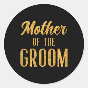Moeder van de Bruidegom Bachelorette Feest Groep Ronde Sticker