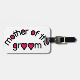 Moeder van de Bruidegom Bagagelabel