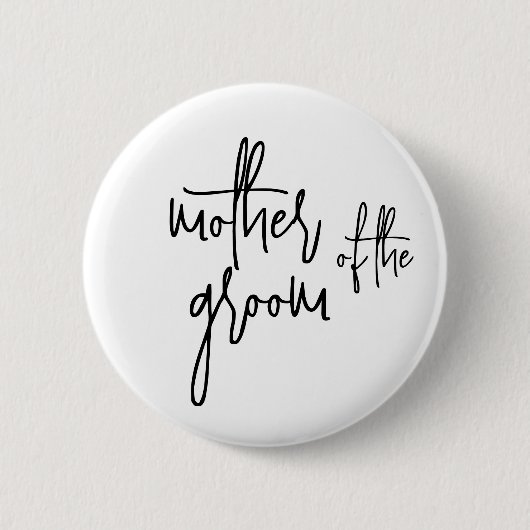 Moeder van de bruidegom Button (Voorkant)