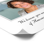 Moeder van de Bruidegom Foto Bruiloft Herdenking Poster (Hoek)