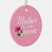 Moeder van de bruidegom Huwelijks kalligrafie | Or Keramisch Ornament (Rechts)