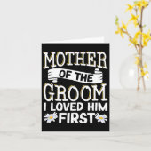 Moeder van de bruidegom Ik hield van hem eerste 12 Kaart (Gele Bloem)